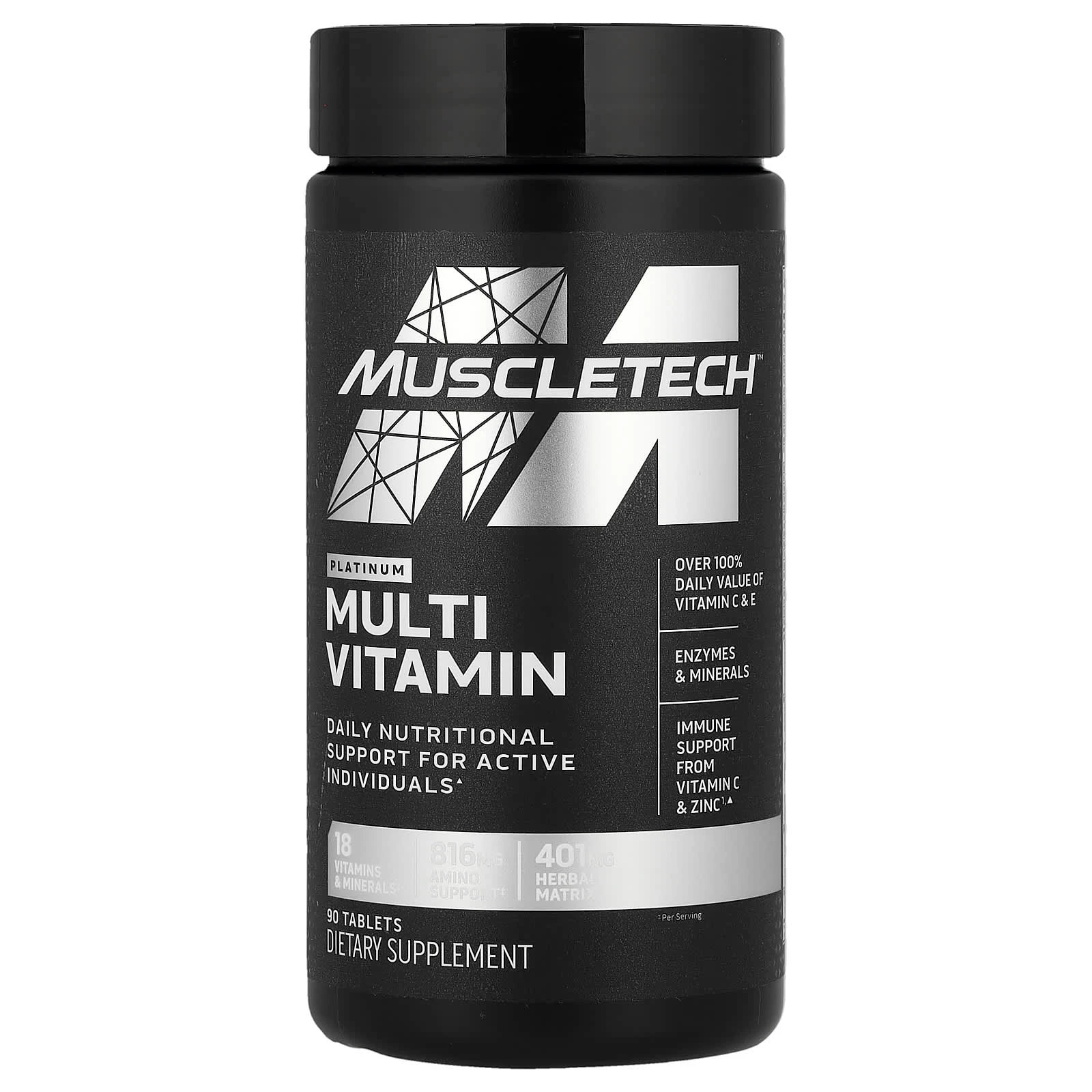 platinum-multivitamin-90-tabs-muscletech 18-vitaminas-minerales amino-support-matrix-816mg herbal-matrix-536mg-30-dias