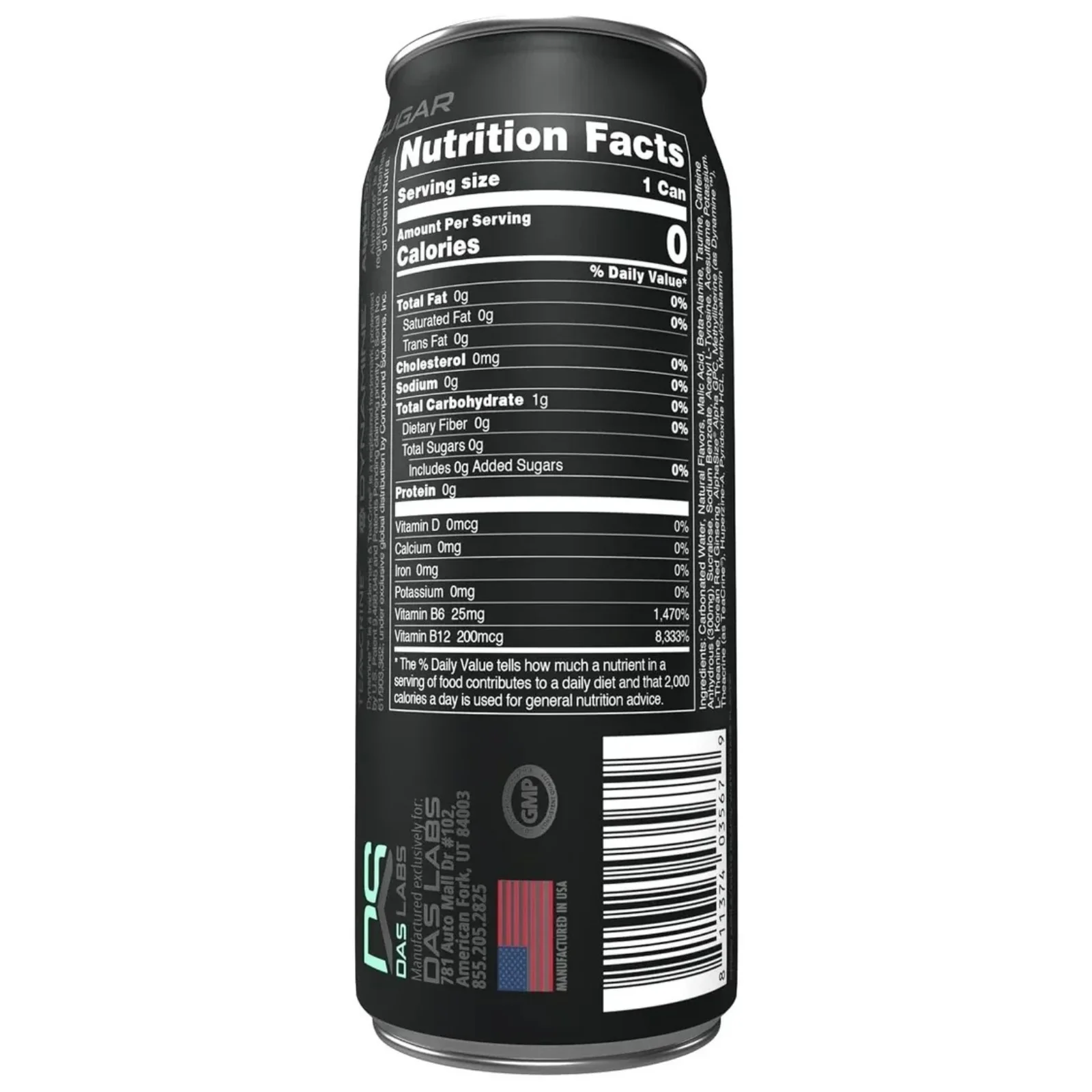 bucked-up-energy-drinks 12-pack 16-oz tabla-nutricional alphasize-alpha-gpc huperzina-a beta-alanina-taurina-l-teanina