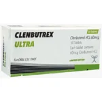 Frasco frontal de Clenbutrex Ultra de 0.06 mg fabricado por XT Labs.