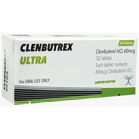Frasco frontal de Clenbutrex Ultra de 0.06 mg fabricado por XT Labs.