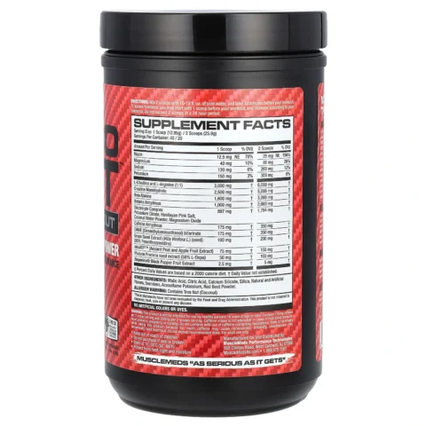 nitro-lift 40-serv musclemeds supplement-facts beta-alanina-betaina mucuna-pruriens-dmae-pinebark-extract-175-350mg-cafeina