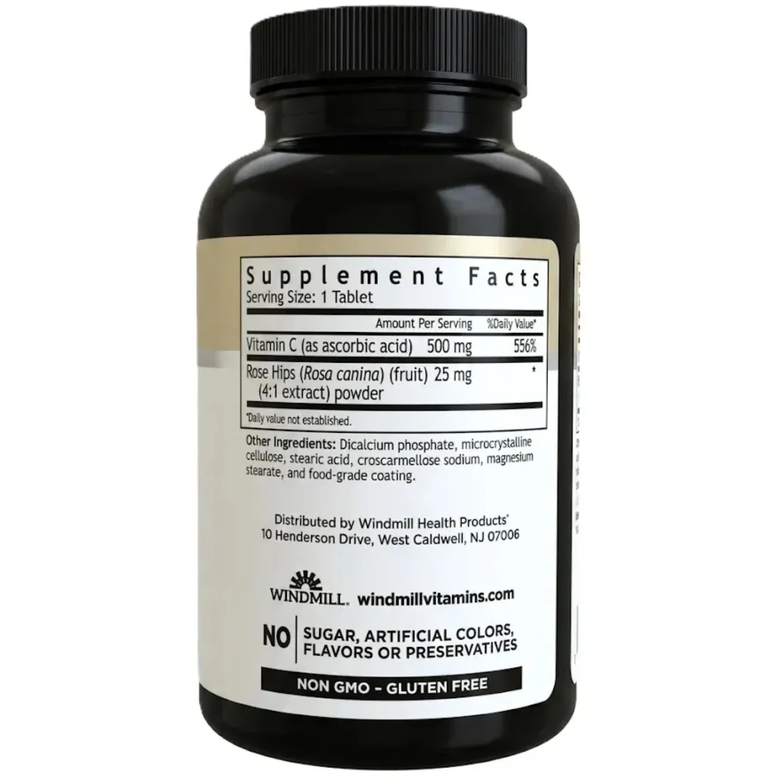 super-vitamin-c 500-mg 180-tabs windmill-health supplement-facts ascorbic-acid-500mg radicales-libres-sistema-inmune