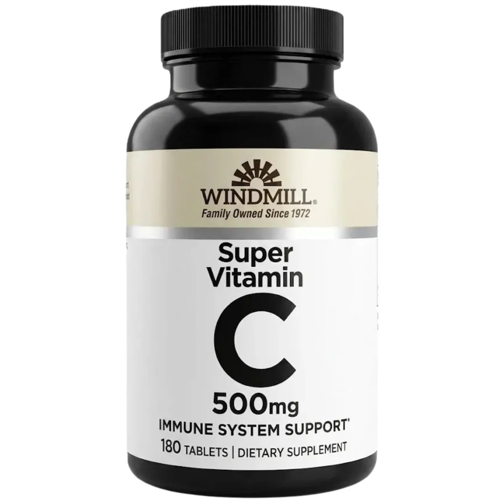 super-vitamin-c-500-mg-180-tabs-windmill-health 500mg-acido-ascorbico 833-valor-diario antioxidante-inmunidad