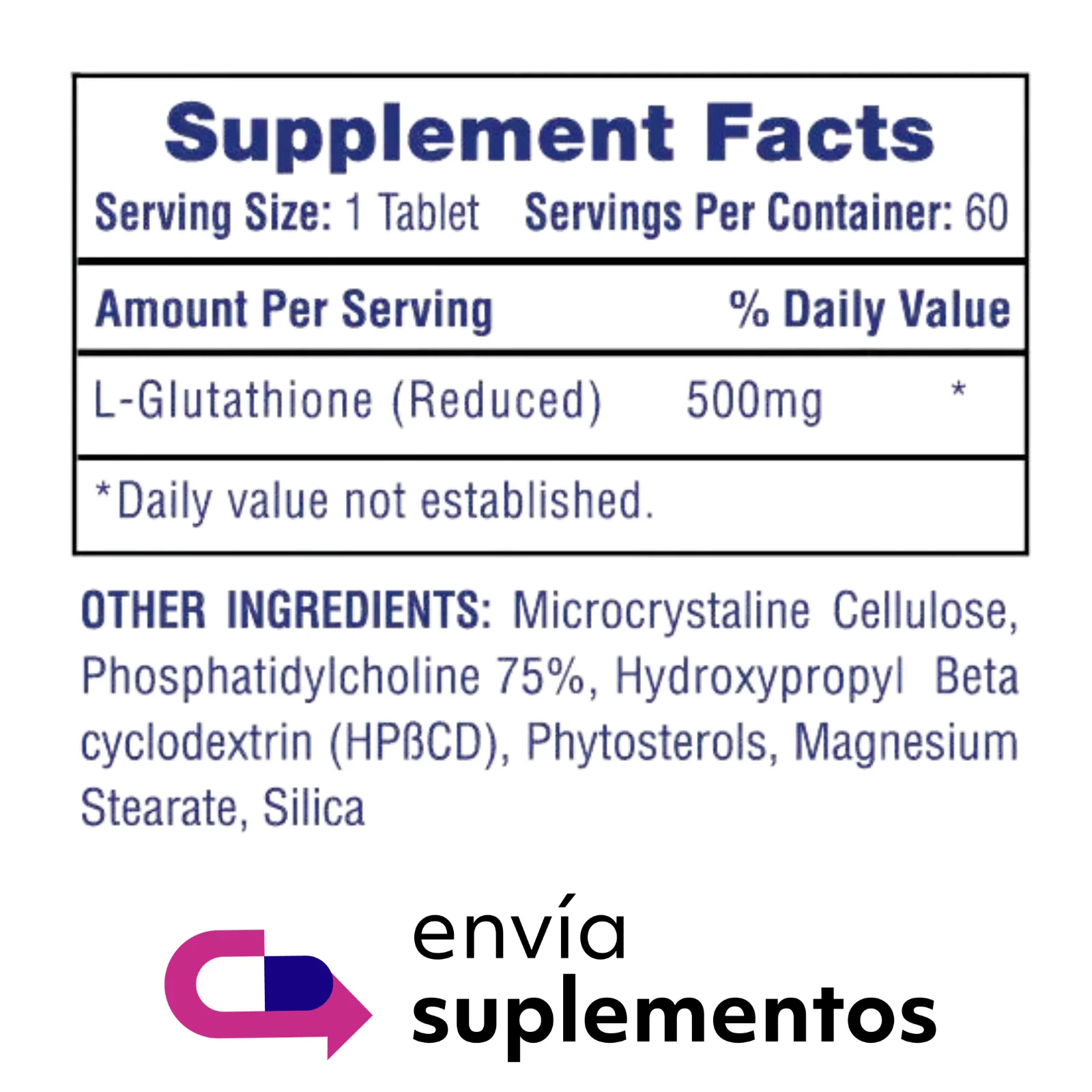 l-glutation-hi-tech-pharmaceuticals 60-tabletas frente-frasco glutatione-reducido-gmp-usa