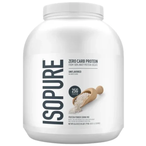 isopure-zero-carb-4-5-lbs-sin-sabor 25g-whey-protein-isolate 2-ingredientes 0-carbos-0-azucar-keto