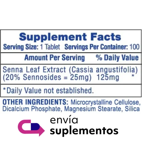 senna-xs-hi-tech-pharmaceuticals 100-tabletas frente-frasco extra-strength-usa